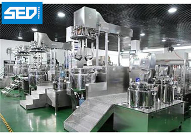 Skincare-Salben-Produktionsmaschine-hydraulischer anhebender Vakuumemulgierungsmischer