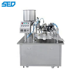 automatische pharmazeutische Verpackmaschine-manuelle Einfügungs-Rohr-Pasten-Füllmaschine 220V 50Hz halb
