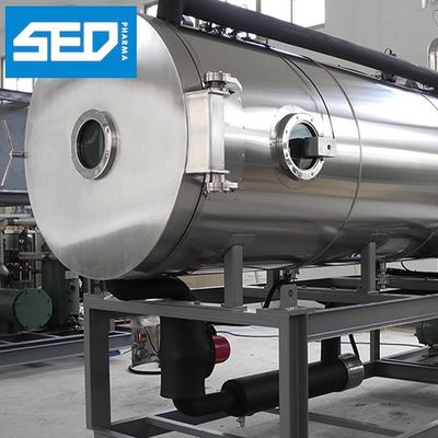 SED-10DG 100 Kilogramm pro Reihen-industrielle Lyophilisations-Ausrüstungs-hohe Leistungsfähigkeit für Gemüse/trägt Trockner Früchte