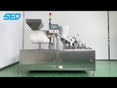 Horizontale Art Kunststoffrohr-Flaschenabfüllmaschine für schäumende Tablet-Verpackung