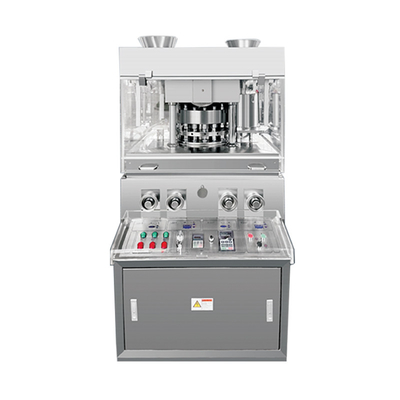 Multifunktionale Druckmaschine mit zwei Drehtablettenpressen