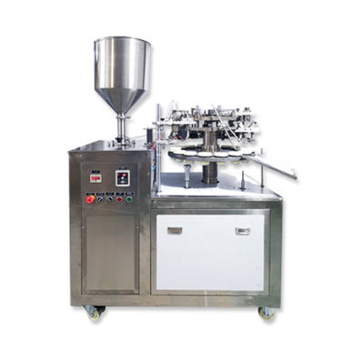 Hocheffiziente halbautomatische Aluminiumrohrfüll- und Dichtmaschine
