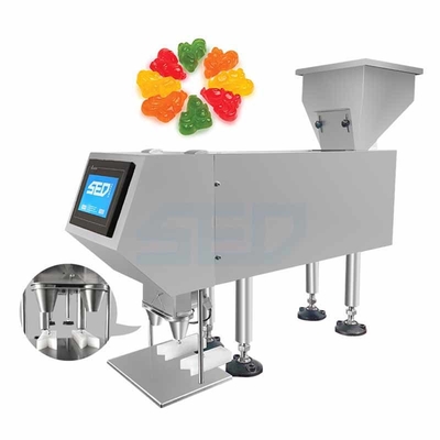 Semi-Auto Capsule Counting Machine 10-25 Bottles/min 220V Stainless Steel