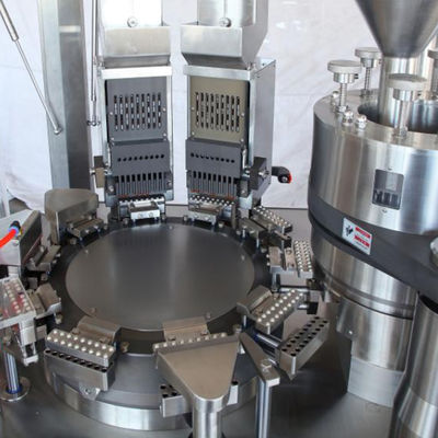 Plc-Steuervollautomatische Kapsel-Füllmaschine mit Marken-Touch Screen Deutschlands Siemens