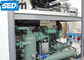 500Kgs pro Reihen-große Kapazitäts-industrielle Frost-trockene Maschinen-horizontale Zylinder-Art CER genehmigte