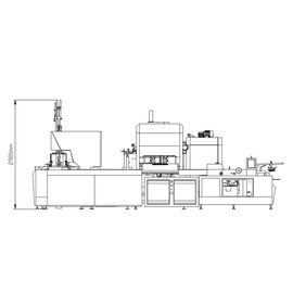 Verstellbarer elektronischer automatischer horizontaler Kartonmachiner
