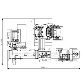 Verstellbarer elektronischer automatischer horizontaler Kartonmachiner