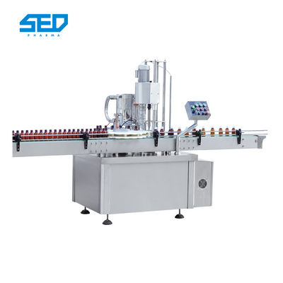 Einstellbare Einkopf-Automatische Abdeckmaschine Glas-Plastikflaschen-Abdeckmaschine