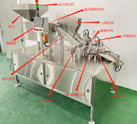 Maschine zur automatischen Befüllung von Effervesztabletten